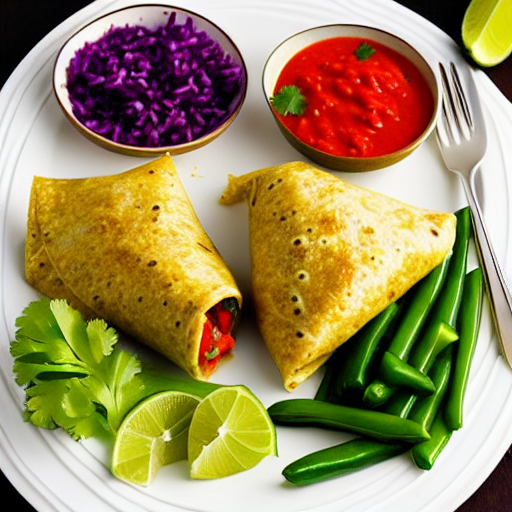 Savory Vegetable Burrito