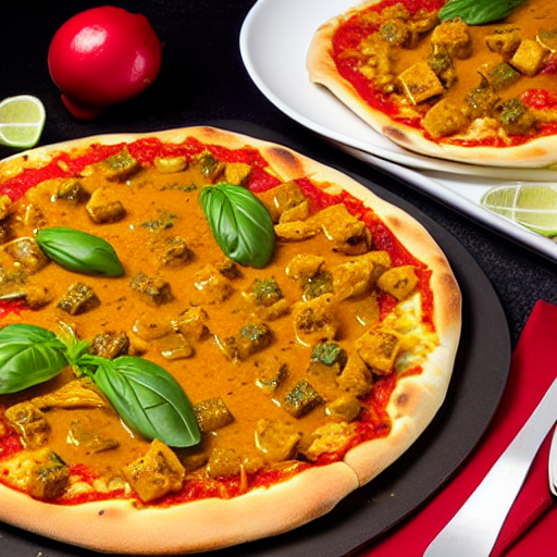 Pizza de Pollo al Curry