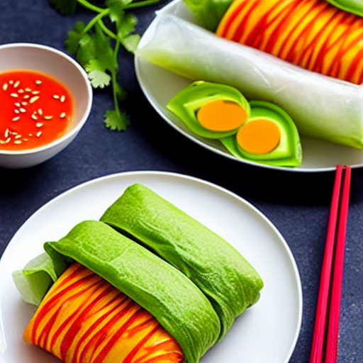 Vegetable Rice Rolls