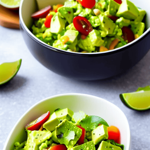 Smashed Avocado Salad