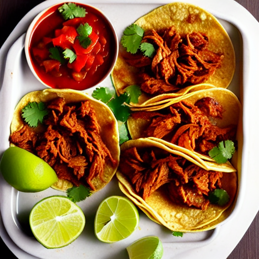 Tacos de Res con Salsa de Chipotle