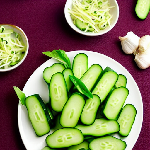 Cucumber and Garlic