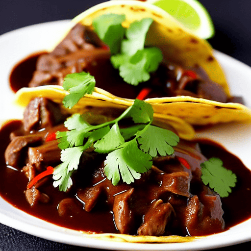 Tacos de Pato con Mole