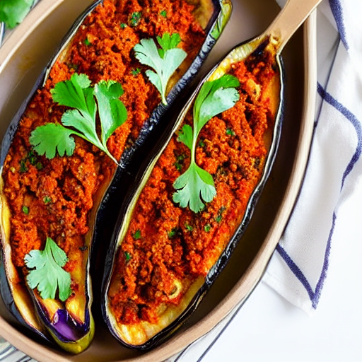 Keto Moroccan Eggplant