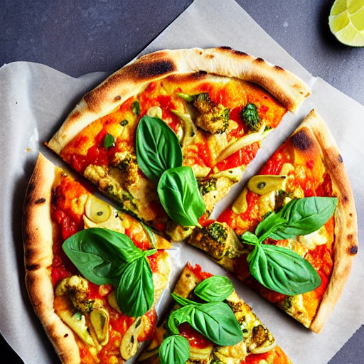 Cilantro Chicken Pizza