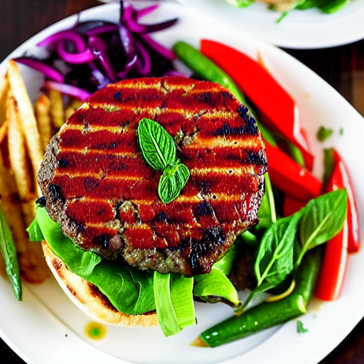 Minted Lamb Burger