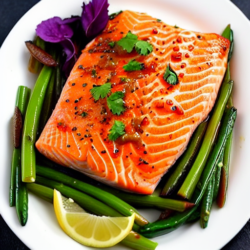 Baked Salmon with Ginger