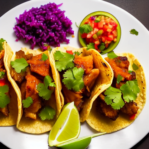 Tacos de Pescado al Tamarindo y Piña