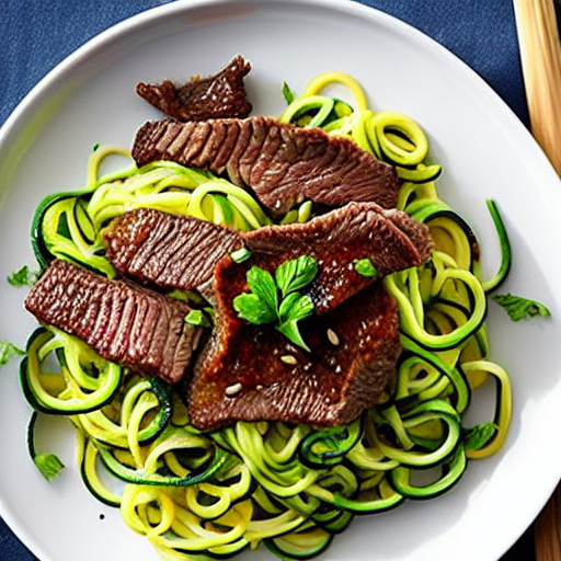 Korean Beef Zoodles