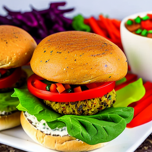 Hummus Veggie Burger