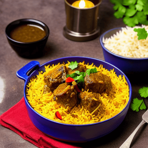 Kadai Lamb Biryani