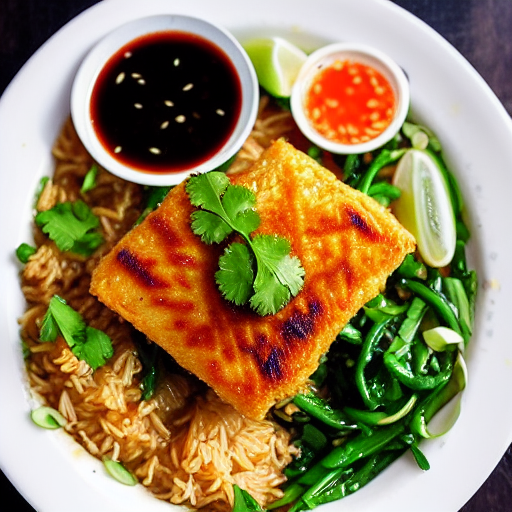 Cơm Gà Xối Mỡ Chay