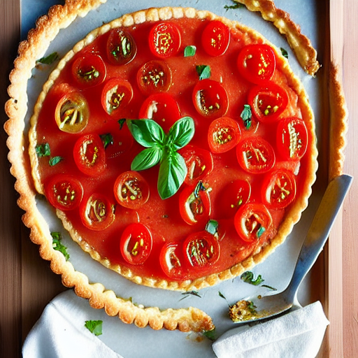Tarte aux Tomates et Algues