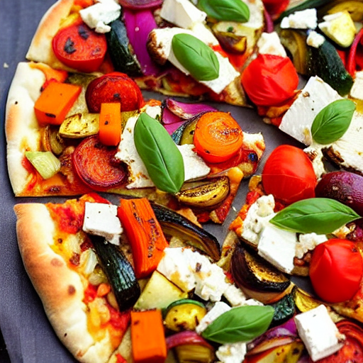 Roasted Vegetable Pizza