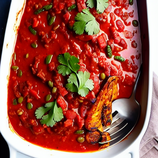 Baked Chiles en Salsa