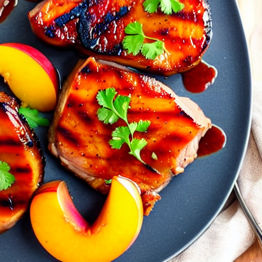 Peach Glazed Pork