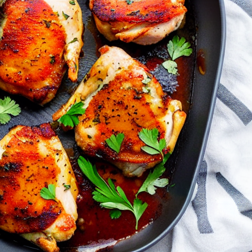 Baked Chicken Thighs