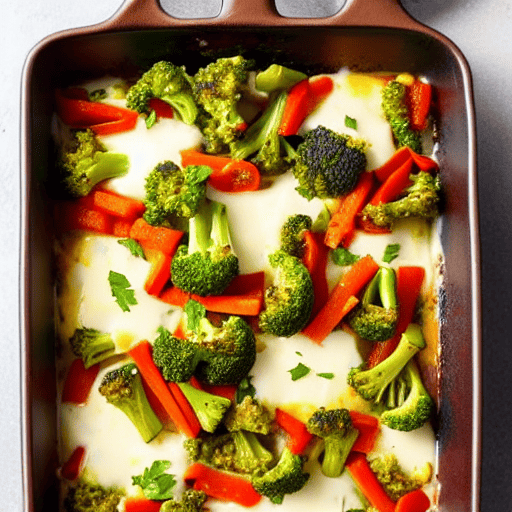 Vegetable and Cheese Bake