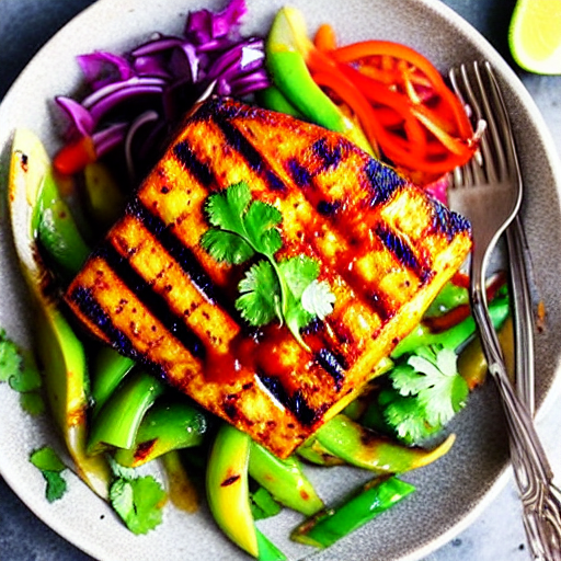 Spicy Grilled Tofu