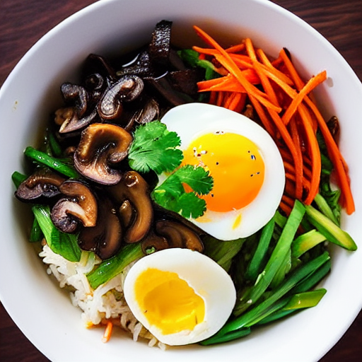 Mushroom Bibimbap