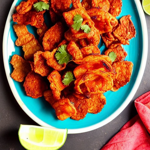 Tacos de Chicharrón con Salsa