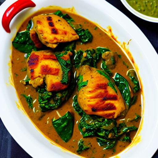 Keto Saag Chicken