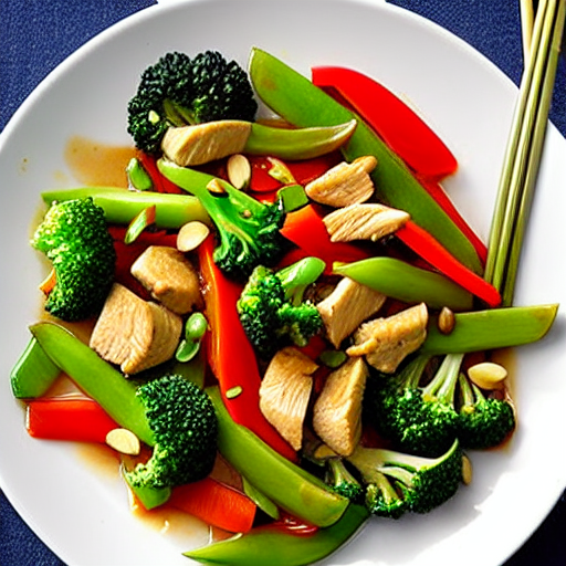 Vegetable and Chicken Stir-Fry