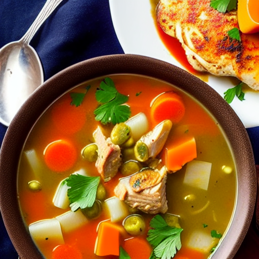 Keto Tavuk Çorbası