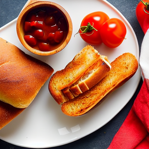 Pan con Tomate