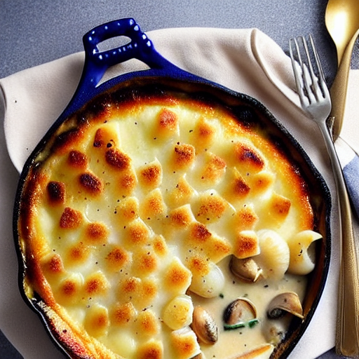 Gratin de Coquilles Saint-Jacques