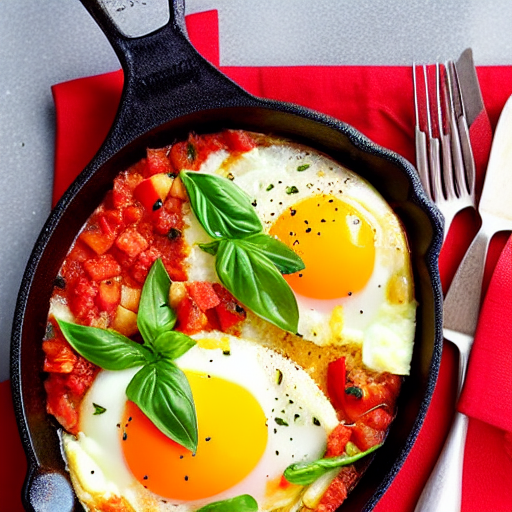 Baked Eggs in Tomato