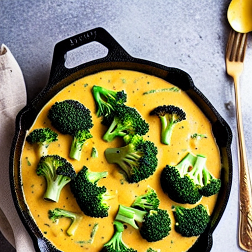 Vegan Broccoli Cheddar Bake