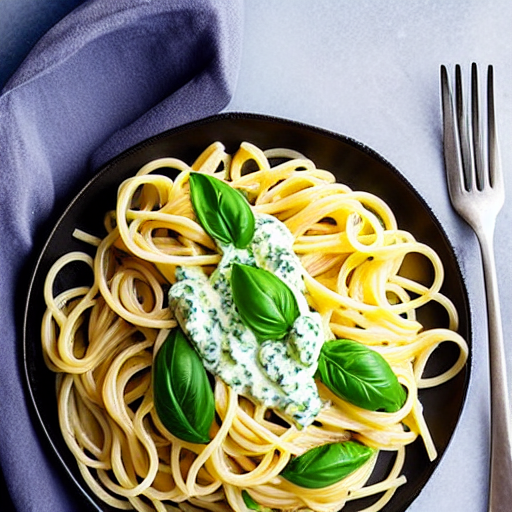 Pasta with Tzatziki