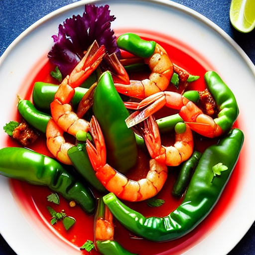 Pimientos de Padrón con Gambas