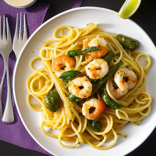 Pasta con Scampi e Aglio