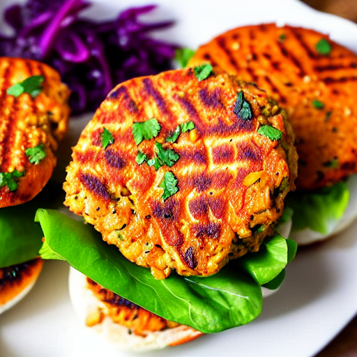 Spicy Salmon Burger
