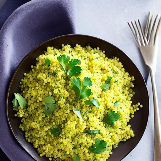 Cilantro Lemon Couscous