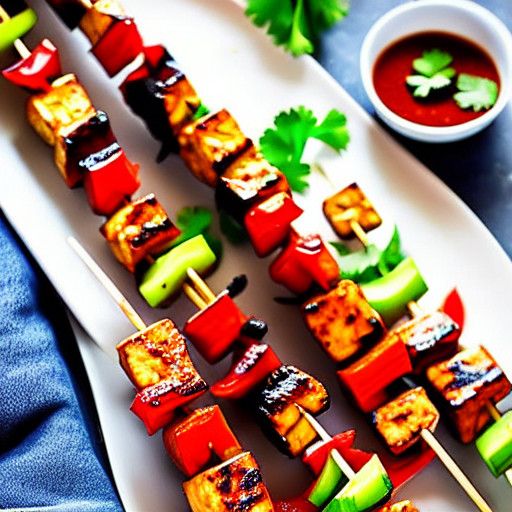 Bulgogi Tofu Skewers