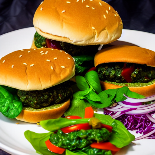 Palak Chaat Burger