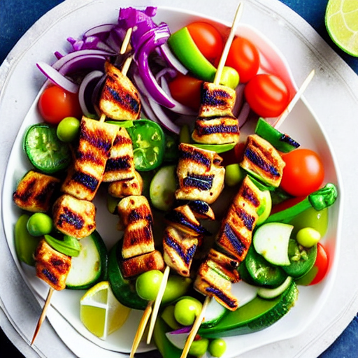 Vegan Souvlaki Skewers