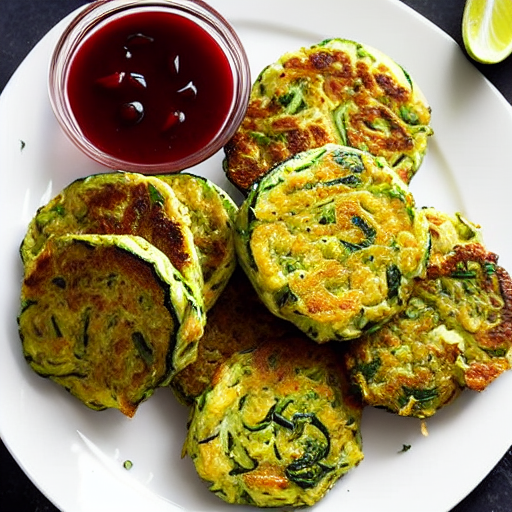 Baked Zucchini Fritters