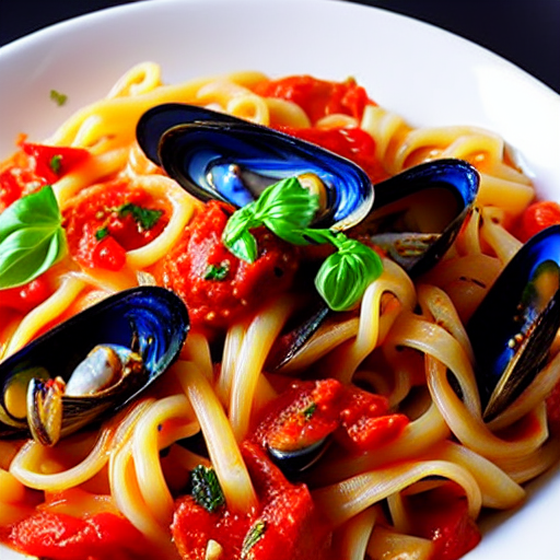 Pasta al Pomodoro e Cozze