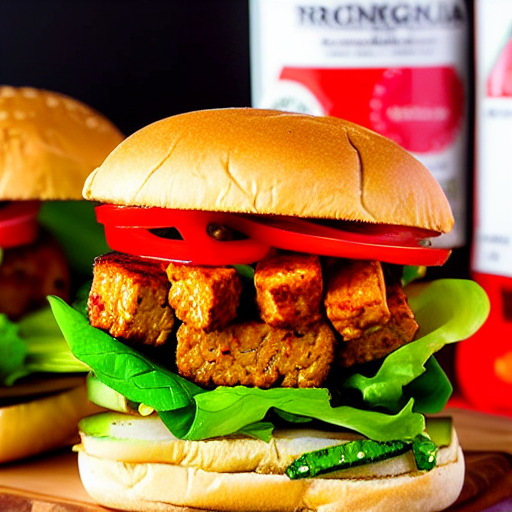 Sriracha Tofu Burger