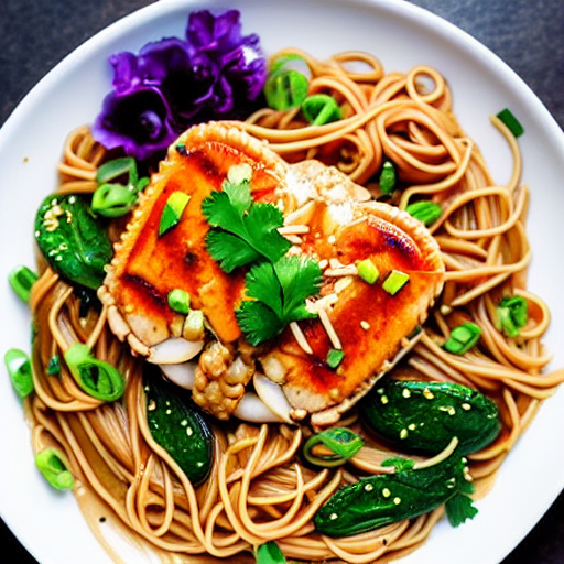 Ganjang Gejang Noodles