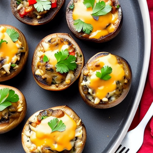 Stuffed Mushrooms with Cheese