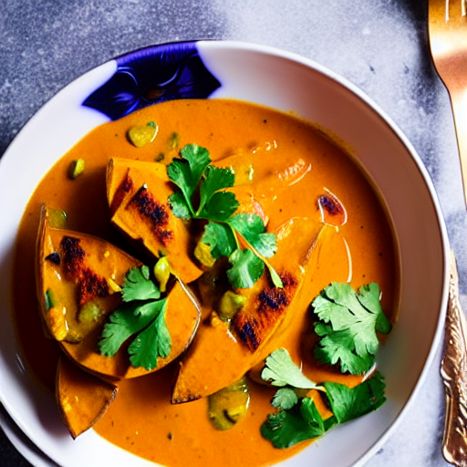 Baked Sweet Potato Curry
