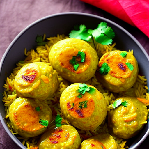 Kashmiri Dum Aloo Rice