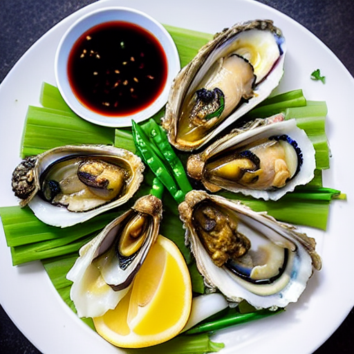 Hàu Nướng Mỡ Hành
