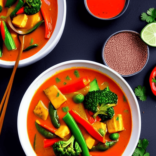 Thai Red Curry Vegetables