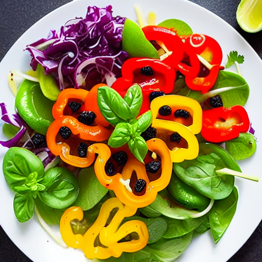 Salade de Poivrons Grillés
